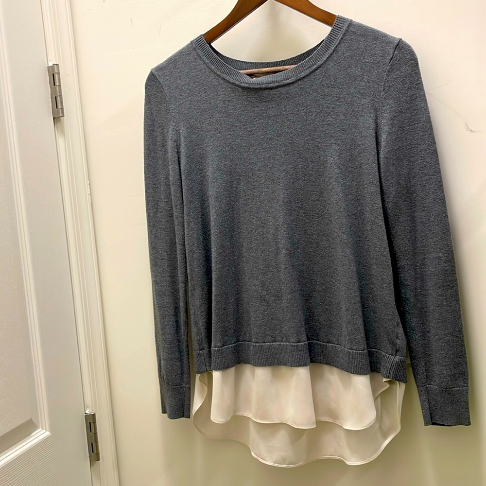Loft layered sweater top